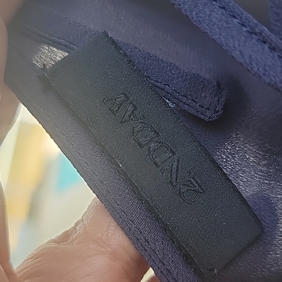 2ndday minimalistc silk dress navy blue size 40 french 8 USA - Picture 8 of 9